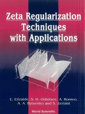 cover image of Zeta Regularization Techniques With Applications